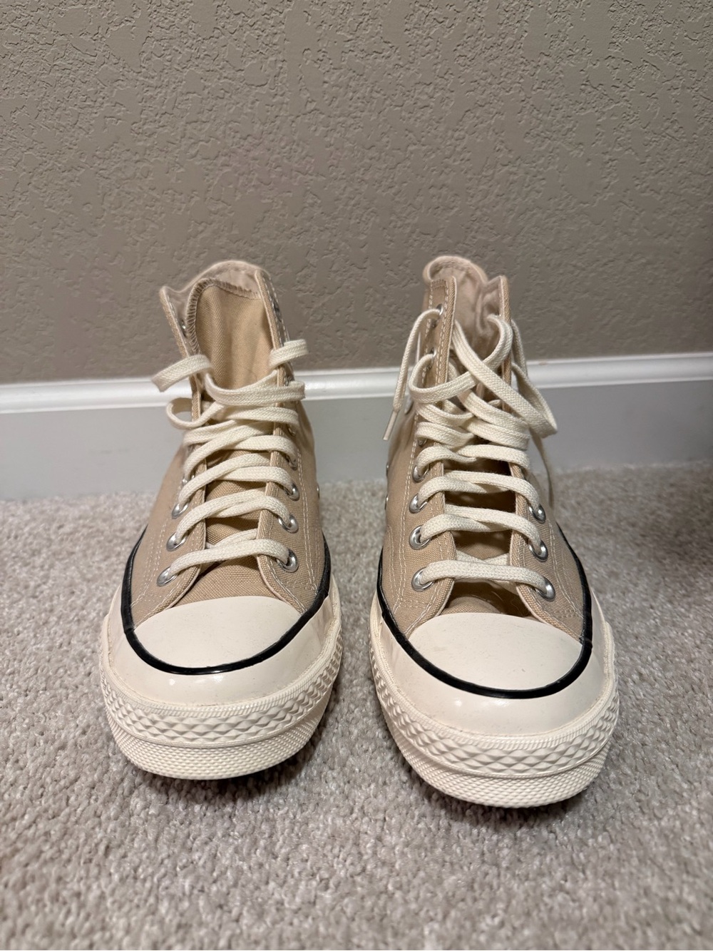 Converse Chuck 70 Vintage Canvas High Top Sneaker in Oatmilk - Picture 3 of 5
